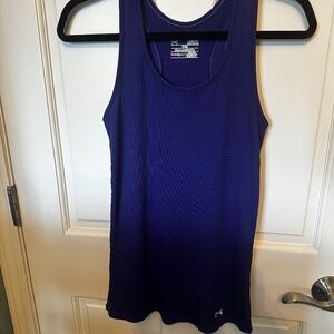 Under Armour - Purple Ribbed Tank Top - Size Medium